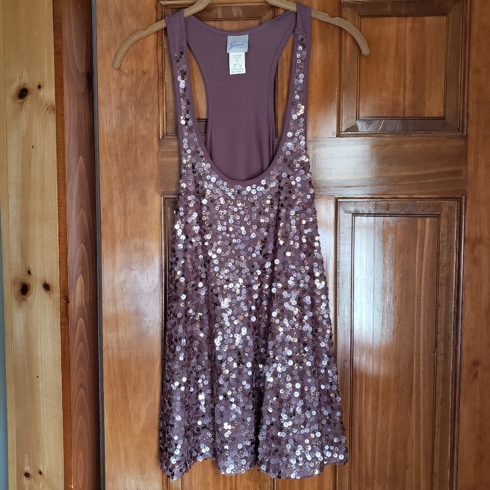 Victoria's Secret purple sequin tank